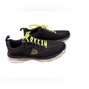 RBX Navy Blue Sneakers with Neon Green Laces Reebok shoe size 10.5